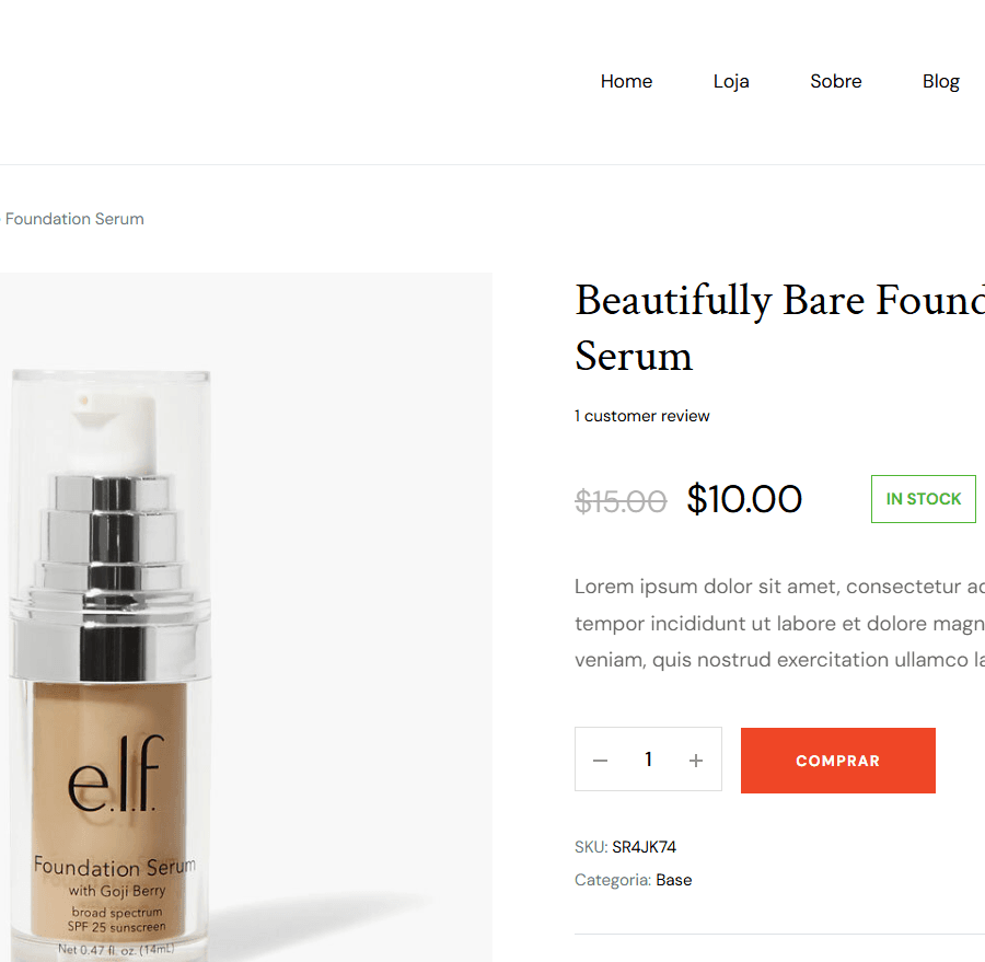 Alternative view of Tema para Loja de Cosméticos e Beleza
