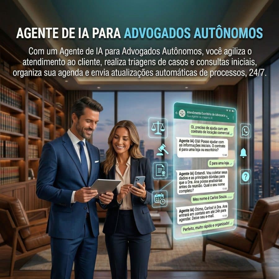 Agente de IA para Advogados autônomos